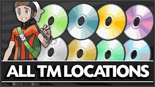 How amp Where to Get  All TM Locations in Pokemon Omega Ruby amp Alpha Sapphire [upl. by Shere222]