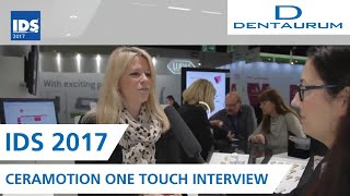 Interview ceraMotion One Touch Concept  IDS 2017 [upl. by Enorel178]