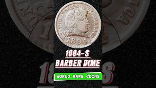 1894 S Barber Dime  coin money coinhistory [upl. by Briny768]