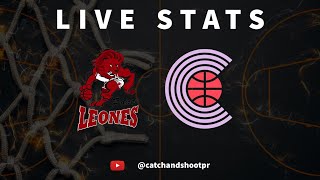 Leones de Ponce vs Criollos de Caguas  LIVE STATS  BSN [upl. by Maximilian]