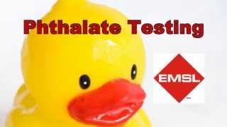 Phthalate Testing by EMSL Analytical Inc [upl. by Airetnahs]