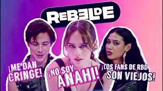 ¡Elenco de Rebelde Netflix leen los comentarios de los HATERS 🤬😱 rebeldenetflix rebelde [upl. by Navar932]