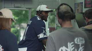 Micah Parsons works a shift at Cowboysthemed Raising Canes [upl. by Marcy413]