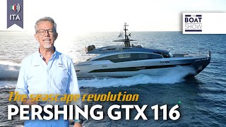 ITA NEW PERSHING GTX 116  Performance Yacht Tour  The Boat Show [upl. by Ferrick774]