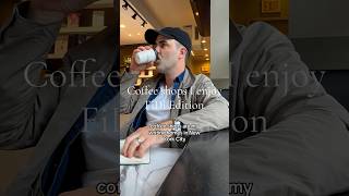 Coffee shops are my writing homes in NYC coffee nyc manhattan fidi cafe coffeeshop newyork [upl. by Alaet844]