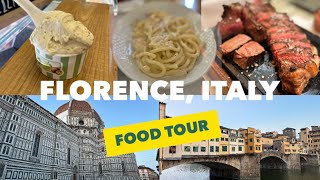 Food tour Florence Italy travel [upl. by Oicam]