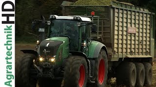 Fendt Katana vs John Deere 7950i  Feldhäcksler häckseln für Biogasanlagen [upl. by Tandy]