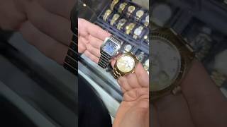 Attempting to sell a gold Rolex SkyDweller and a Cartier Santos on 47th street rolex watches fyp [upl. by Xonnel]