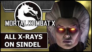 Mortal Kombat X All XRays on Sindel No Mod [upl. by Publea]