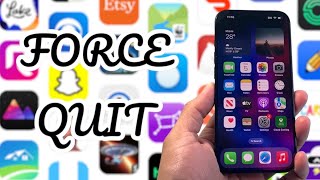 How To Force Quit an App on iPhone [upl. by Aisayn617]