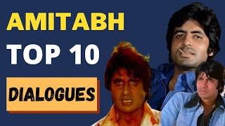 Amitabh Bachchan 10 Best Dialogues From His Blockbuster Movies  Iconic Dialogues [upl. by Recnal]