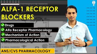 Alfa Receptor Blockers Pharmacology  Sympatholytic Pharmacology  Antihypertensive Drugs [upl. by Zerat206]