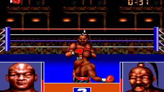 George Foremans KO Boxing Sega Genesis  Fight 6 [upl. by Dhiman]