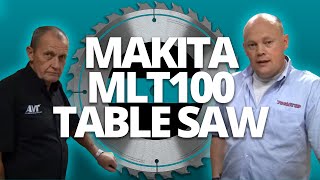 Makita MLT100 260mm Table Saw  Exclusive Toolstop Demo [upl. by Esirec]