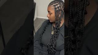 quotThe Viral Natural Hair DIY Crochet Box Braids Tutorialquot bohobraids crochetbraids trending [upl. by Lannie370]