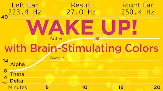 The Best Binaural Beats to WAKE UP With 589nm orange to stimulate your brain [upl. by Dietz]