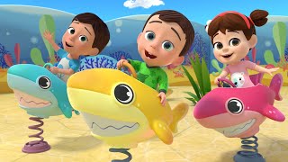 Baby Shark Park  Sick Song  Nursery Rhymes For Toddlers and Kids Songs [upl. by Eural]