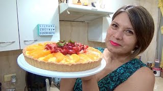 TARTA DE FRUTAS Y PASTELERA  MUY FÁCIL  Silvana Cocina ❤ [upl. by Bamford856]