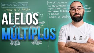 Alelos múltiplos  Aula 06  Módulo 2 Genética [upl. by Ecinaej916]