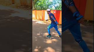 Speed Skating 😁 skater speedskating inlineskatingtutorial treanding skatkngayan youtube [upl. by Nosecyrb211]