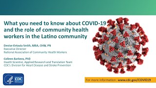 COVID19 and the Role of Community Health Workers [upl. by Salim625]