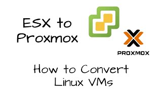 How To Convert Linux VMs from ESX to Proxmox [upl. by Ledda234]