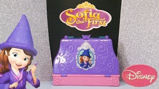 Exploring the Sofia the First Magic Spells Bag and Toys [upl. by Quintin]