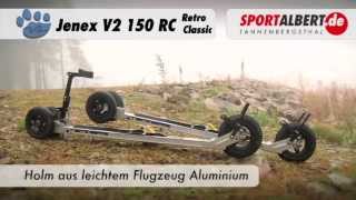 Rollski  Skiroller Cross Jenex V2 Aero 150 RC Retro Classic 20132014 von wwwsportalbertde [upl. by Lledniw]