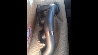 2011 Mercedes E550 Stock Exhaust before RennTech Headers are Installed [upl. by Epilef]