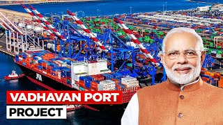 915 Billion Vadhvan Project Starts Now India’s Largest DeepWater Port [upl. by Adgam170]