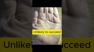 Unlikely to succeed palmistry palmreading shorts [upl. by Oliric]