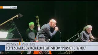 Peppe Servillo omaggia Lucio Battisti con “Pensieri e parole” [upl. by Taryne103]