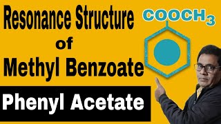 Resonance Structure of Methyl Benzoate 20  NEET IITJEE [upl. by Eibrad165]