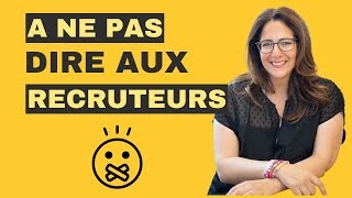 12 choses à cacher en entretien [upl. by Adnolor]