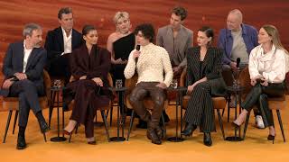 Timothée Chalamet on whats different in DUNE Part 2  Press Conference [upl. by Yecniuq598]