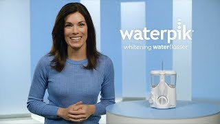 Waterpik™ Whitening Water Flosser  Precision Teeth Whitening While You Floss WF06 [upl. by Sosthenna]