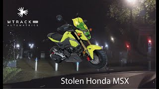 Stolen Honda MSX 125 Theft Recovery Operation Southampton 100320 [upl. by Enar]