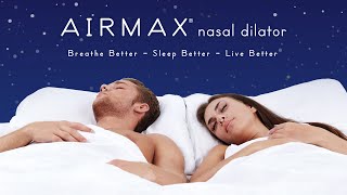 How to use the AIRMAX® Nasal Dilator [upl. by Stearne]