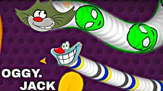 Worms zoneio OGGY Wala snake worm game [upl. by Nnylecoj825]