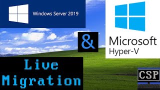 Hyper V Live Migration Demo on Windows Server 2019 [upl. by Xuaeb]