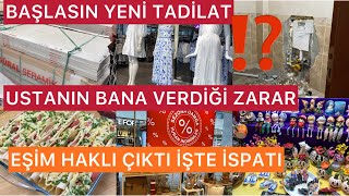 TADİLAT SEÇİMİ❌HER YER KIRILDI❌USTALAR YEMİNLE ZARAR❌NİKAH ELBİSESİ BAKTI❓EŞİM HAKLIYMIŞ❌AZ GEZELİM [upl. by Euqimod]