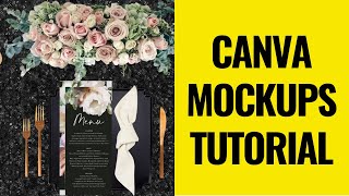 HOW TO CREATE EVENT MOCKUPS USING CANVA A Step by Step Tutorial for Event Designers [upl. by Soble]