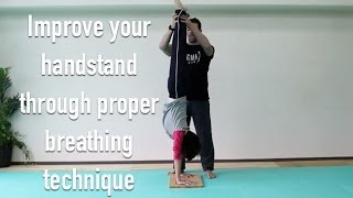 Proper Breathing for a Better Handstand [upl. by Laniger]