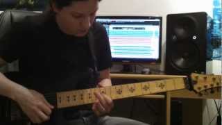 Pink Floyd  Comfortably Numb  1st Solo Tutorial amp Tab Axe FX II [upl. by Namrac271]