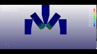 Charpy impact test simulation using LSDYNA [upl. by Pena]