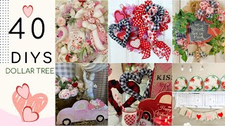 💖40 DIY DOLLAR TREE DECOR CRAFTS💕Valentines Winter Spring Olivia’s Romantic Home DIY ep 13 [upl. by Joao341]