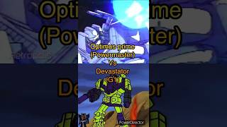 Optimus prime Powermaster Vs Devastator G1 transformrs vs edit [upl. by Arimihc]