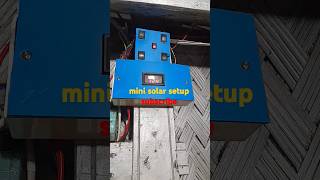 mini solar setup shorts solar [upl. by Adnohsad]