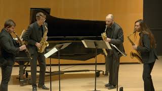 Klock Quartet  Quatuor de Saxophones by Ida Gotkovsky [upl. by Letti]