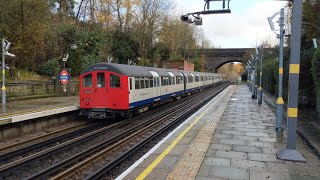 Train 488 Central Line 1962 Tube Stock RAT at Chigwell 2019 [upl. by Aihc226]